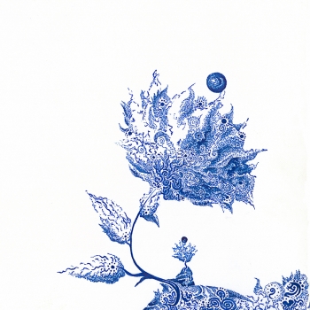 Ghost Sprout | Archival Ink on Paper | 8 x 10" | SOLD
