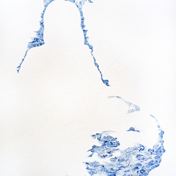 Portrait of C. Durham | Archival Ink on Paper | 18 x 23" | Contact for Pricing